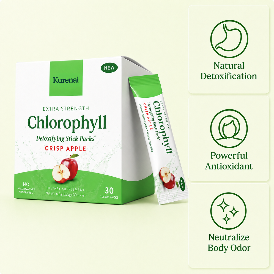 Chlorophyll Stick Packs for Gut Health