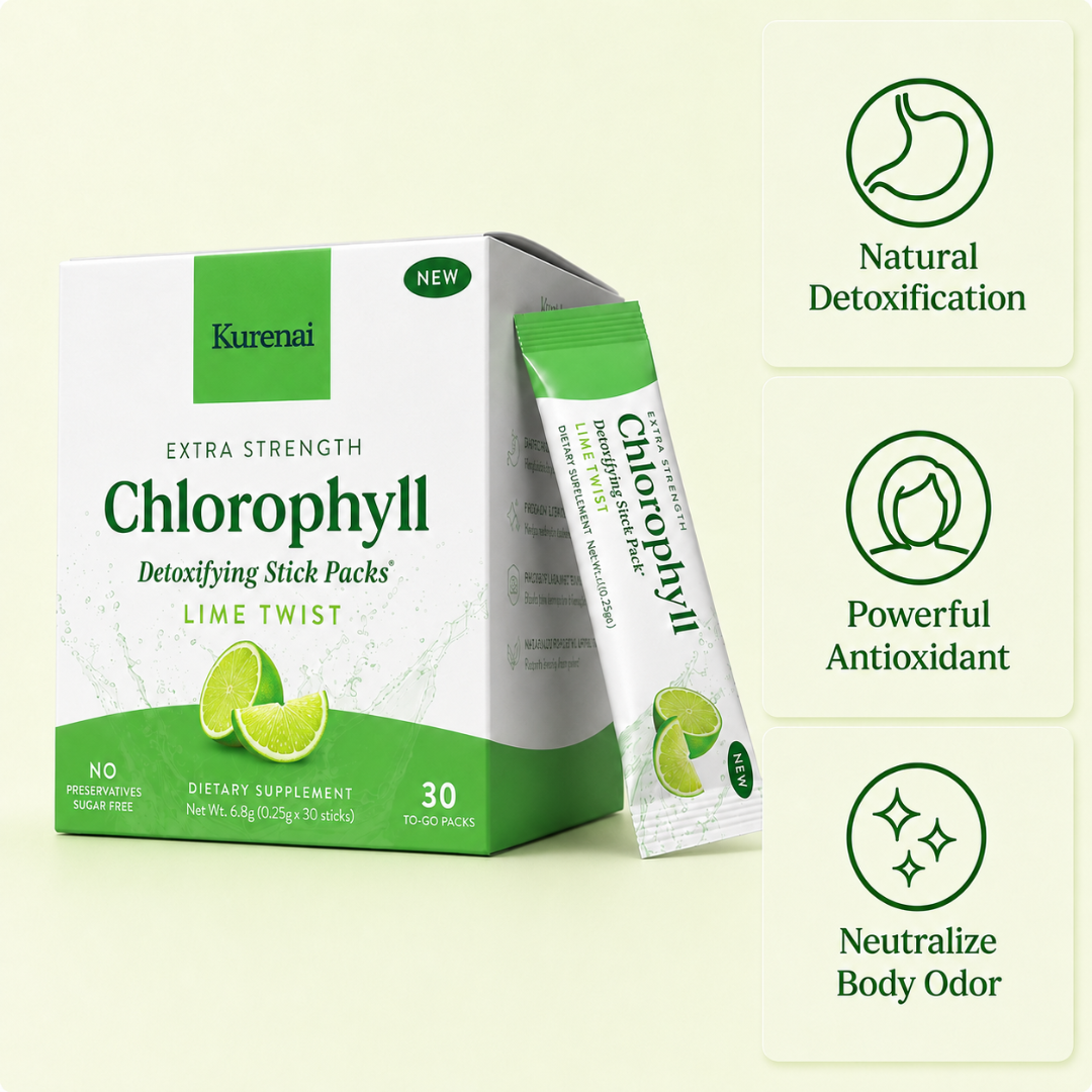 Chlorophyll Stick Packs for Gut Health