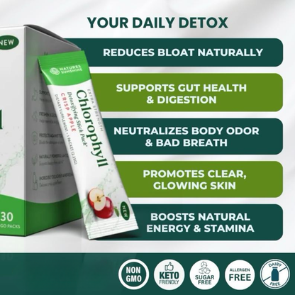 Chlorophyll Stick Packs for Gut Health